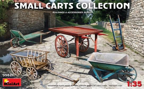 MiniArt Military 1/35 Small Carts Collection (5) Kit