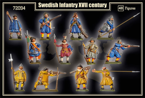 Mars 1/72 XVII Century (Early) Swedish Infantry (48) Kit