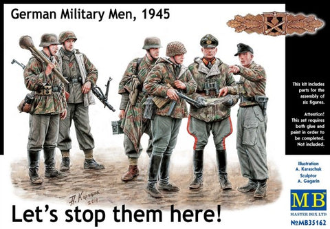 Master Box Ltd 1/35 Let's Stop Them Here! German Military Men 1945 (6) Kit