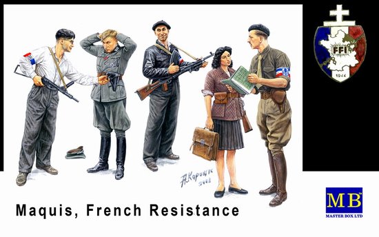 Master Box Ltd 1/35 Maquis French Resistance (5) Kit