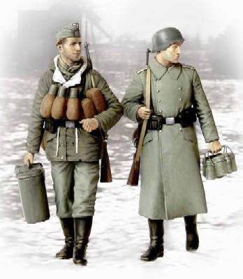 Master Box Ltd 1/35 Supplies At Last! German Soldiers 1944-45 (2) Kit