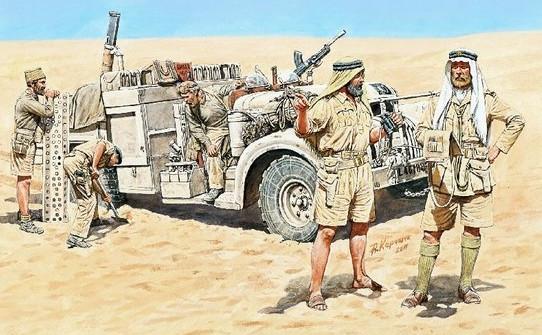 Master Box Ltd 1/35 WWII Long Range Desert Group (LRDG) (5) Kit