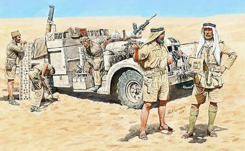 Master Box Ltd 1/35 WWII Long Range Desert Group (LRDG) (5) Kit