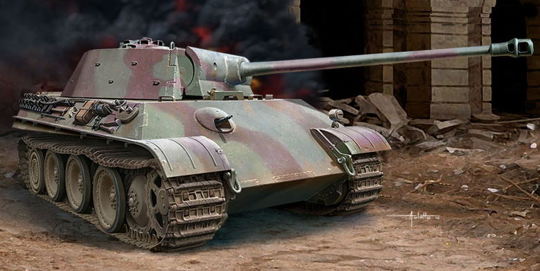 Academy 1/35 PzKpfw V Panther Ausf G Last Production Tank Academy 1/35 PzKpfw V Panther Ausf G Last Production Tank