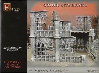 Pegasus Military 28mm Gothic City Building Ruins Set #1