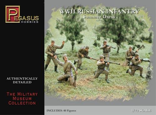 Pegasus Military 1/72 Russian Infantry Summer Dress WWII (40)