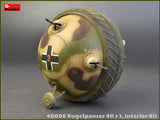 MiniArt Military Models 1/35 Kugelpanzer 41(r) Ball Tank w/Interior (US, German & Aussie Markings) Kit