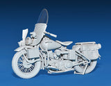 MiniArt Military Models 1/35 US Motorcycle Repair Crew (3) w/2 Motorcycles, Tools & Boxes Special Edition Kit
