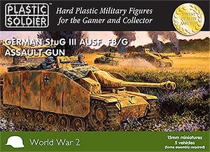 Plastic Soldier 15mm WWII German StuG III F8/G (Early/Late) w/Assault Gun (5) Kit