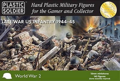Plastic Soldier 15mm Late WWII US Infantry 1944-45 (145) Kit