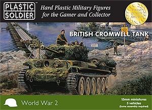 Plastic Soldier 15mm WWII British Cromwell Tank (5) Kit