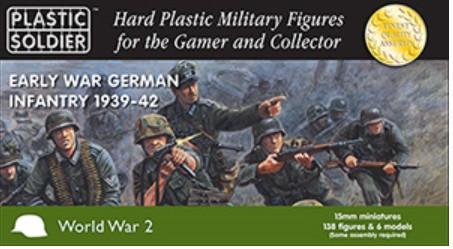 Plastic Soldier 15mm Early War German Infantry 1939-42 (138) Kit