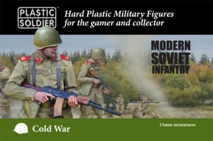 Plastic Soldier 15mm Cold War Modern Soviet Infantry Kit (125)