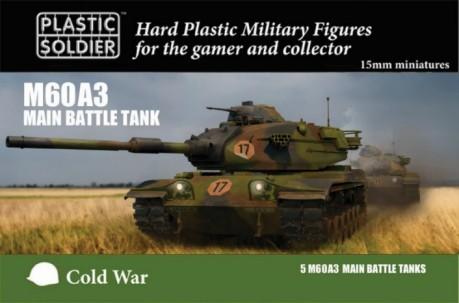 Plastic Solder 15mm Cold War M60A3 Main Battle Tank (5)