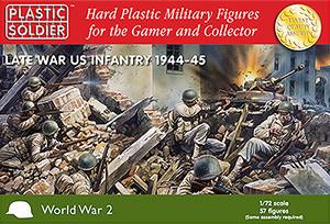 Plastic Soldier 1/72 Late WWII US Infantry 1944-45 (57) Kit
