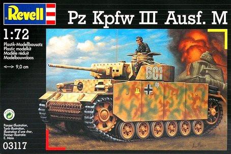 Revell Germany 1/72 PzKpfw III M Tank Kit