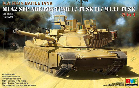 Rye Field Models 1/35 M1A1 TUSK/M1A2 SEP TUSK I/TUSK II Kit