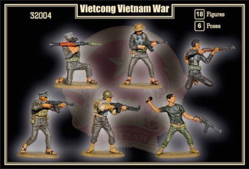 Mars 1/32 Vietcong Soldiers Vietnam War (18) Kit