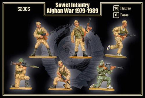 Mars 1/32 Soviet Infantry Afghan War 1979-1989 (18) Kit – Military 