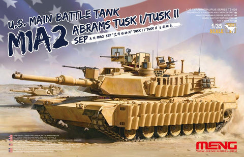 Meng 1/35 U.S. Main Battle Tank M1A2 SEP Abrams TUSK I/TUSK II Kit