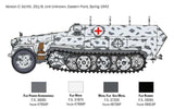 Italeri 1/72 SdKfz 251/8 Halftrack Ambulance Kit