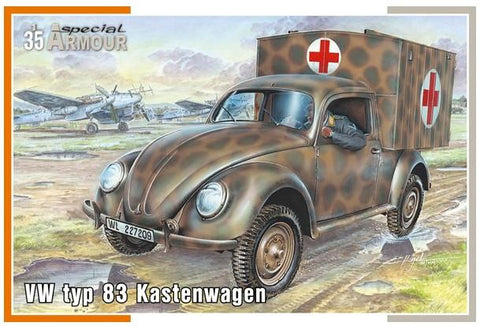 Special Hobby Military 1/35 VW Type 83 Kastenwagen (Ambulance Van) Kit