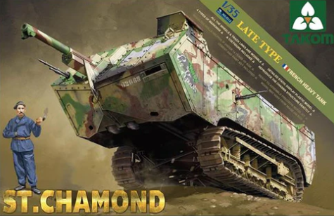 Takom 1/35 French Heavy Tank St.Chamond Late Type Kit