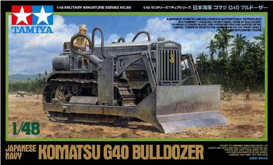 Tamiya 1/48 Komatsu G40 Bulldozer Kit