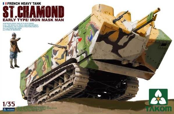 Takom 1/35 French St. Chamond Early Type Heavy Tank Kit
