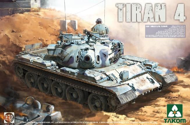 Takom 1/35 Israeli Tiran 4 Defense Force Medium Tank (New Tool) Kit