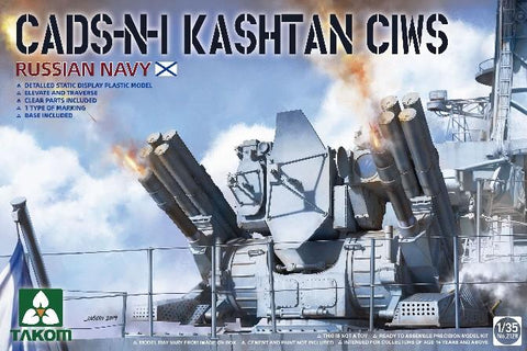 Takom 1/35 Russian Navy CADS-N1 Kashtan CIWS Defence Gun-Missile System (New Tool) Kit