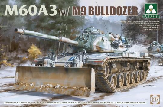 Takom 1/35 M60A3 Tank w/M9 Dozer Kit