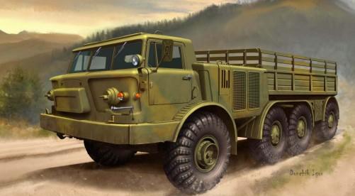 Trumpeter Military 1/35 Russian Zil135 Military truck w/Stake Body (New Variant) Kit