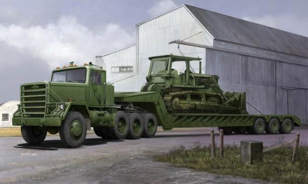Trumpeter 1/35 M920 Tractor Tow w/M870A1 Semi-Trailer (New Tool) Kit