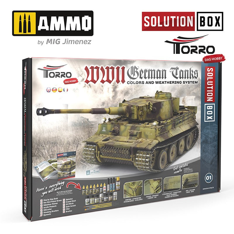 Ammo Mig WWII German Tanks Solution Box