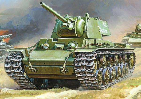Zvezda 1/35 Soviet KV1 Heavy Tank Kit