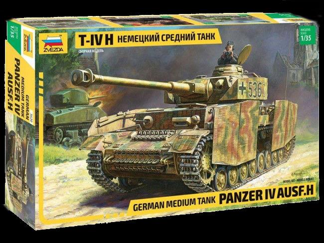 Zvezda 1/35 German Panzer IV Ausf H Medium Tank Kit