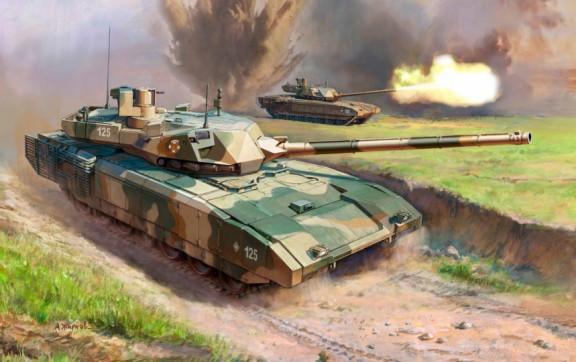 Zvezda 1/35 Russian T14 Armata Main Battle Tank Kit