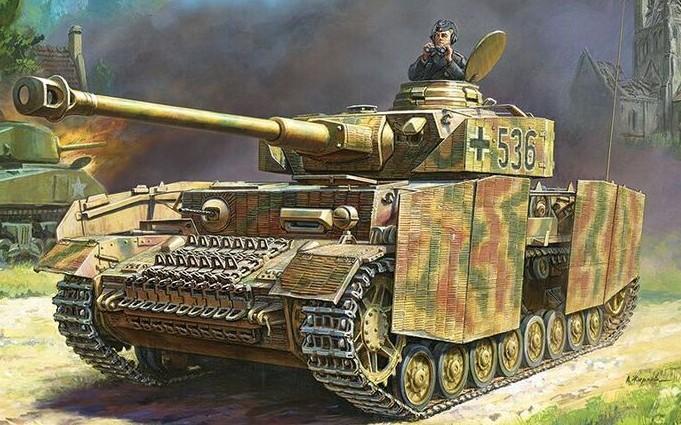 Zvezda 1/72 German Panzer IV Ausf H Medium Tank Kit