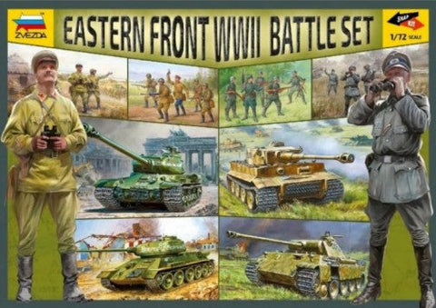 Zveda Military 1/72 WWII Eastern Front Battle Diorama Set