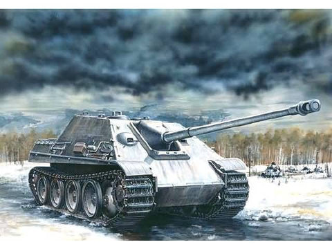 Zvezda Military 1/100 SdKfz 173 Jagdpanther Tank Destroyer Snap Kit