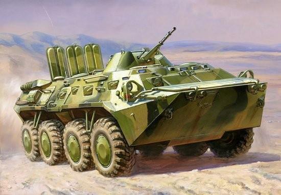 Zvezda 1/100 Russian BTR80 Armored Personnel Carrier Snap Kit